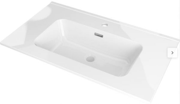 Lavabo encastrado Mia 81x18x46 cm
