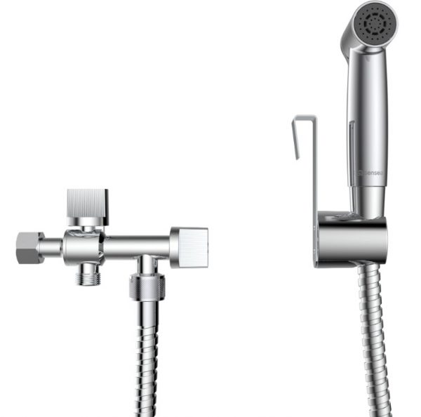 Ducha inodoro SENSEA Essential plata 120 cm de largo - Imagen 2
