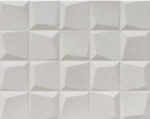 Azulejo cerámico New Manchester cemento, relieve blanco 30x90 cm  (1,35m²)
