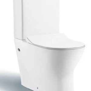 Pack WC RONDY salida dual y entrada inferior con tapa amortiguada blanco