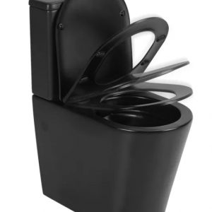Pack WC SENSEA NEA con tapa amortiguada negro