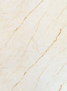 Panel PVC Isodeco de pared de losa de mármol brillante Bolzano Beige 260x120x0,30cm