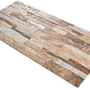 Azulejo porcelánico Vesubio efecto piedra brown 30x60 cm (1,25m²)
