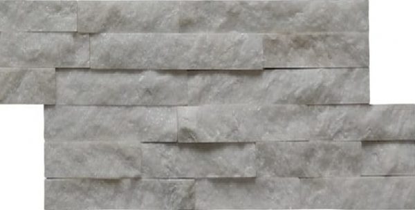 Revestimiento de piedra natural PETRA blanca 15x40 cm  (0,48m²)
