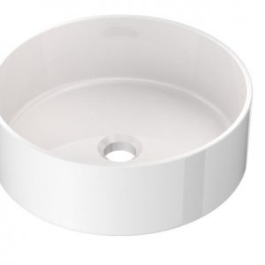 LAVABO SOBREPONER REDONDO 36CM BLANCO
