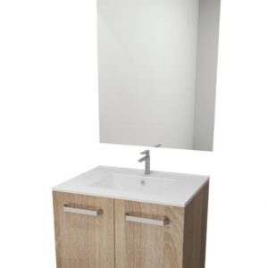 MUEBLE DE BAÑO ECO ROBLE CON PUERTAS