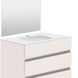 MUEBLE DE BAÑO LIMA BLANCO CON CAJONES