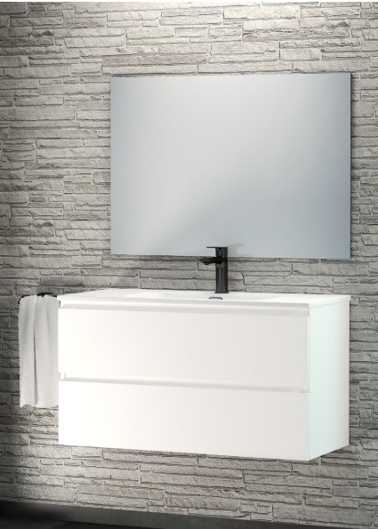 MUEBLE DE BAÑO MAYA BLANCO CAJONES - Imagen 2