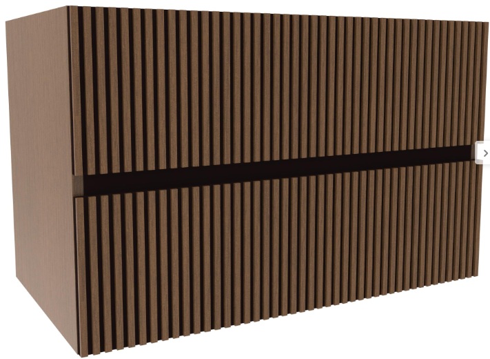 MUEBLE DE BAÑO NOVA GEO NOGAL ALISTONADO - Imagen 2