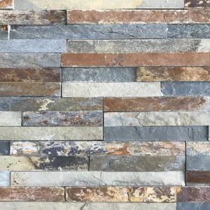 Revestimiento de piedra natural PETRA MULTICOLOR 15x40 cm  (0,48m²)