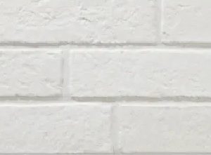 Azulejo porcelánico Apalache efecto ladrillo blanco 17x52 cm  (1,33m²)