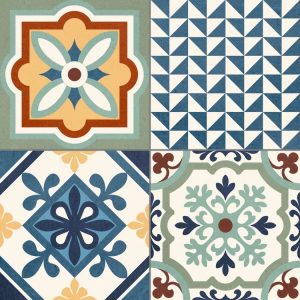 Suelo porcelánico Heritage efecto hidráulico mix 33.15x33.15cm C3  (1,32m²)