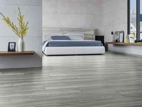 Suelo porcelánico Helsinki efecto madera gris 25x150 cm C1  (1,5m²) - Imagen 2