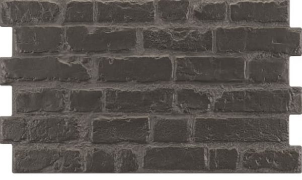 Azulejo porcelánico Manhattan efecto ladrillo antracita 31x56 cm  (1,21m²)