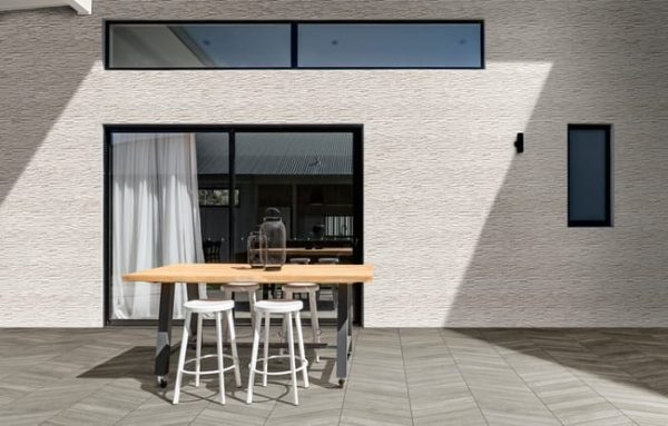Azulejo porcelánico Teiki efecto piedra blanco 31x56 cm  (1,21m²) - Imagen 2