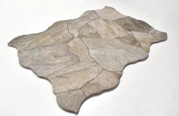 Suelo/Azulejo porcelánico Deva efecto empedrado gris 44x66 cm  (1,17m²)
