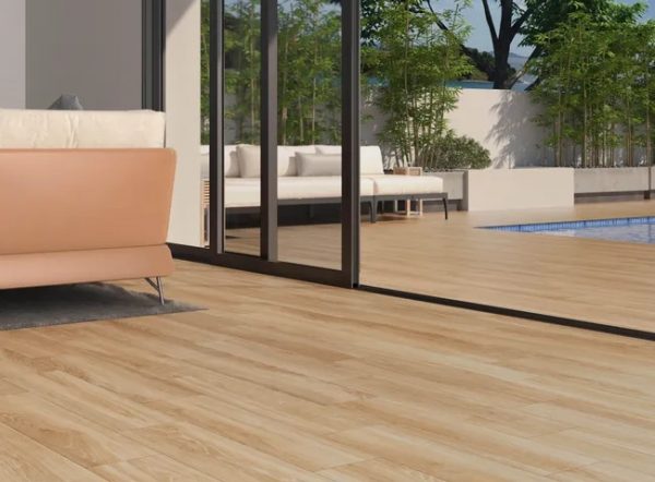 Suelo porcelánico Ipanema efecto madera miel 20x75 cm C3 (1,05m²) - Imagen 2