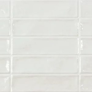 Azulejo cerámico Moha Bricks efecto zellige white 31.6x60 cm  (1,52m²)