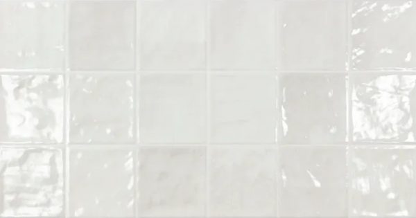 Azulejo cerámico Moha Square efecto zellige white 31.6x60 cm (1,52m²)
