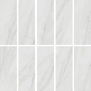 Azulejo cerámico Marmi efecto mármol blanco 30x90 cm (1,35m²)