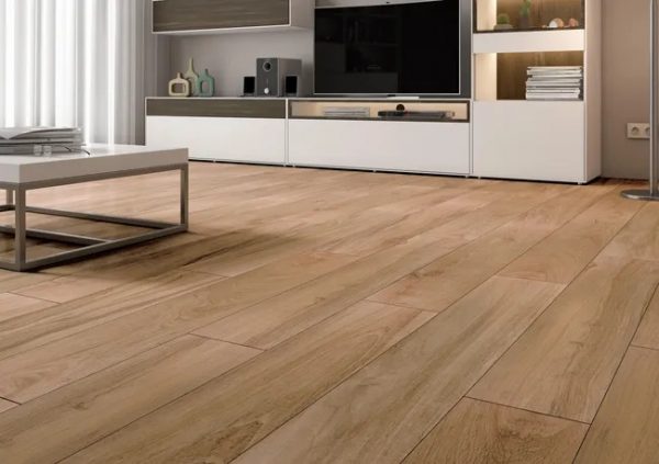 Suelo porcelánico Escandinavia efecto madera oak 19.5x120 cm C1  (1,68m²) - Imagen 2