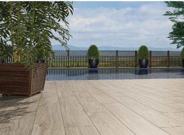Suelo porcelánico Kala efecto madera gris 20x120 cm C3  (1,68m²) - Imagen 2