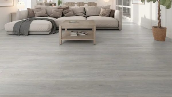 Suelo laminado forte 7mm Roble Gris efecto madera gris AC5 GR130   (2,58m²) - Imagen 2
