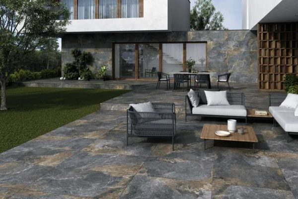 Suelo porcelánico Ulmo efecto piedra natural 59.5x120 cm C3(1,42m²) - Imagen 2