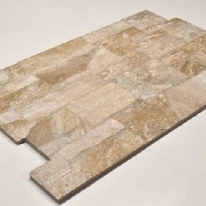 Azulejo porcelánico Stones efecto piedra beige 31x56 cm  (1,21m²)