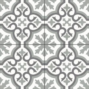 Suelo/Azulejo porcelánico Chelsea efecto hidráulico eden 45x45 cm C1  (1,22m²)
