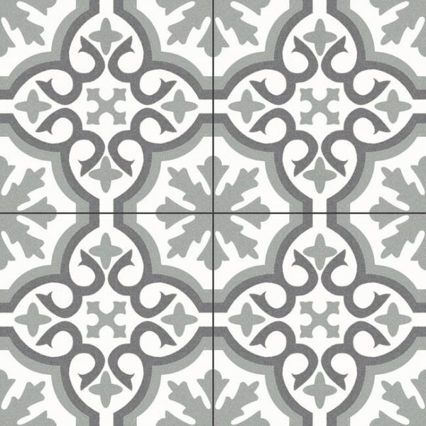 Suelo/Azulejo porcelánico Chelsea efecto hidráulico eden 45x45 cm C1  (1,22m²)