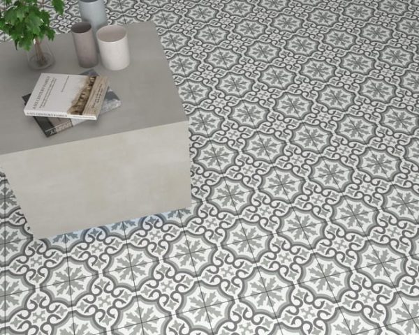 Suelo/Azulejo porcelánico Chelsea efecto hidráulico eden 45x45 cm C1  (1,22m²) - Imagen 2