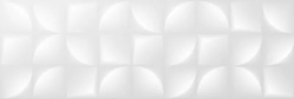 Azulejo cerámico Basic White efecto relieve blanco deco brillante 30x90 cm  (1,35m²)