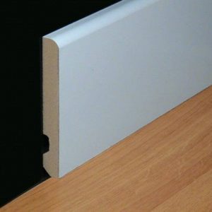 Rodapié DM Laminado CRG Blanco/ML - 2250*15*115mm