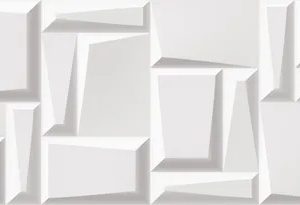 Azulejo cerámico White & Co efecto relieve dice blanco 31.5x100 cm GRESPANIA   (1,26m²)