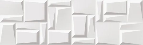 Azulejo cerámico White & Co efecto relieve dice blanco 31.5x100 cm GRESPANIA   (1,26m²)
