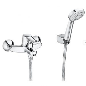 Grifo de bañera monomando ROCA Mitos cromo brillo Antical Latón