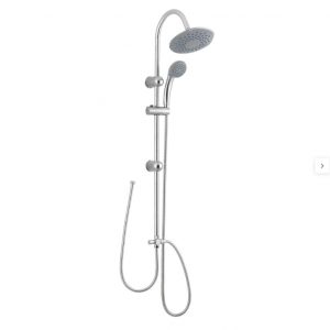 Columna de ducha sin grifo Nerea cromado