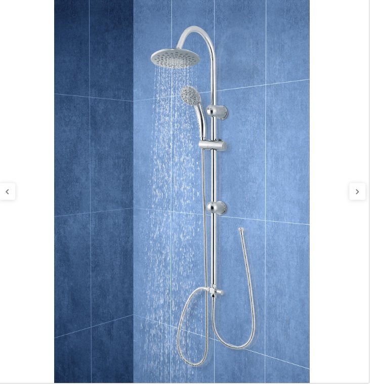 Columna de ducha sin grifo Nerea cromado - Imagen 2