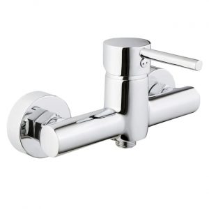 Grifo de ducha monomando Hilo cromo brillo Latón